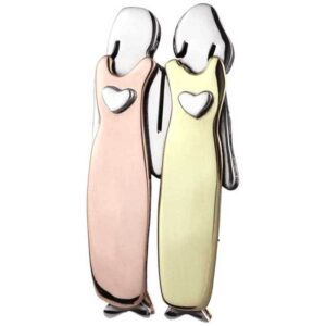 Wholesale European and American good Sister brooch Sister brooch good friend Best friend Amazon enamel pin