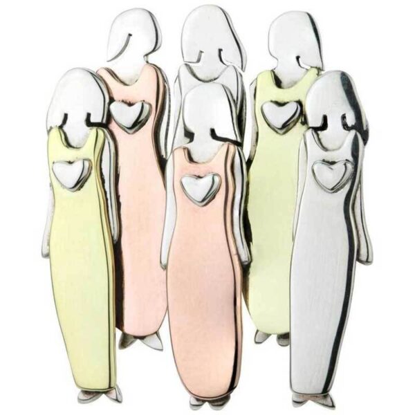 Wholesale European and American good Sister brooch Sister brooch good friend Best friend Amazon enamel pin