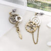 12755684628_1824808207 Wholesale Mechanical Asymmetric Retro Steampunk Wind Gear Diablo Industrial New Disco Spot Earrings
