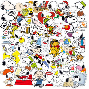 Wholesale 100 Cute Cartoon Snoopy Waterproof Vinyl Stickers OLY Exclusive