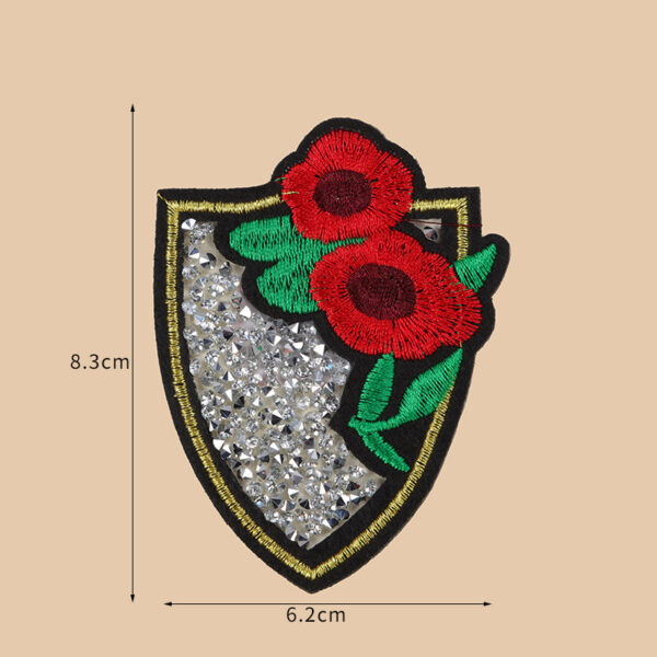 13167390143_2140789002 Wholesale Embroidery diverse cartoon diamond inlaid DIY Patches