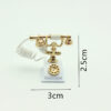 Wholesale Miniature 1:12 Doll House Accessories Mini Metal Phone Doll Accessories
