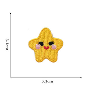 Large Smiley Yellow Star -5#