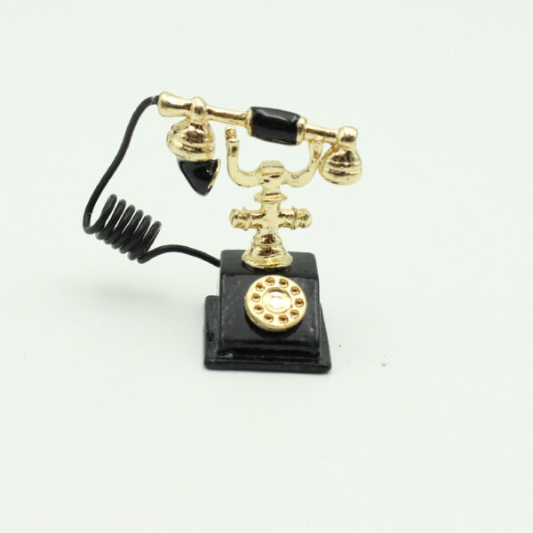 Wholesale Miniature 1:12 Doll House Accessories Mini Metal Phone Doll Accessories
