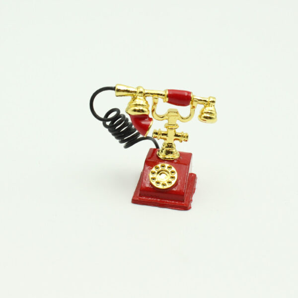 Wholesale Miniature 1:12 Doll House Accessories Mini Metal Phone Doll Accessories