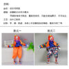 Wholesale Uncle Long Feet Ceramic Hanging Feet Clown Doll