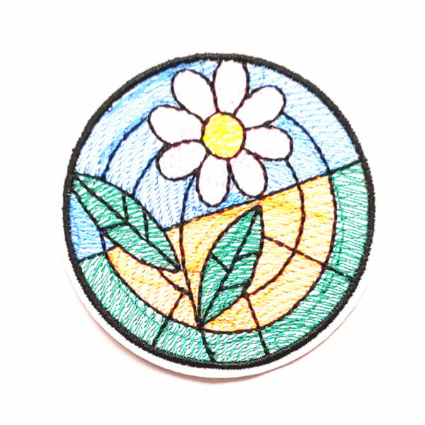 Wholesale Colorful circular pattern embroidery DIY patches