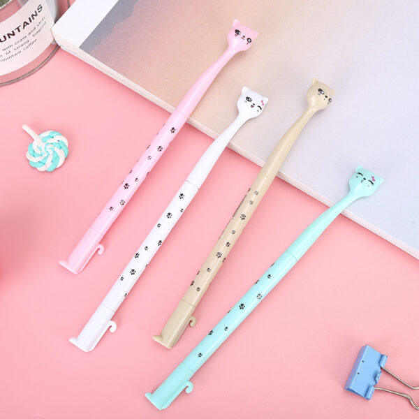 Wholesale Cartoon Cute High-legged Cat Gel Plastic Pen
