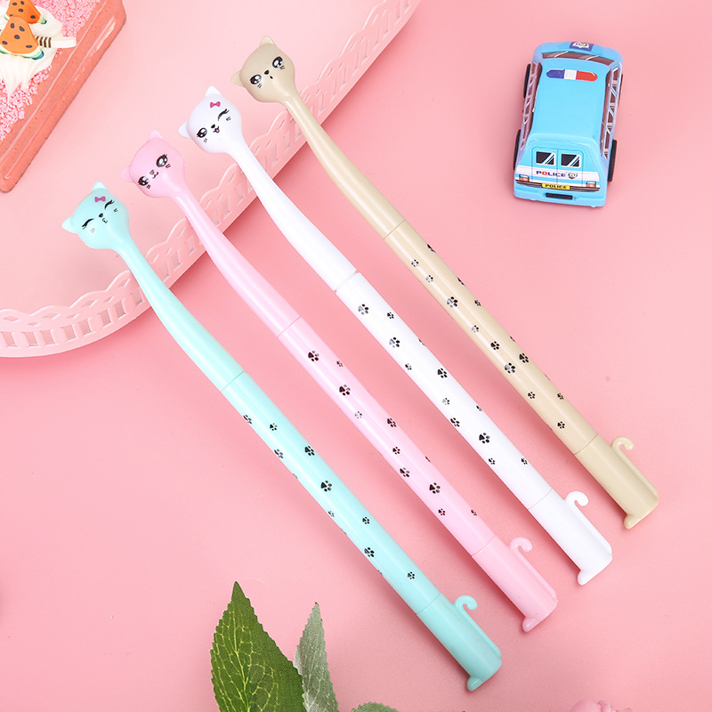 Wholesale Cartoon Cute High-leed Cat Gel Plastic Pen