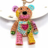 16462223696_500994161 Wholesale violent bear pendant color brown bear metal keychain