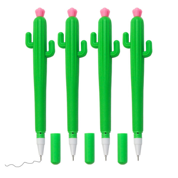 16650489329_1237766467 Wholesale Cute Cartoon Stress Relief Pen Cactus Soft Gel Pen