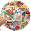 Wholesale 50pcs Travel City Diverse Scenery Waterproof Vinyl Stickers