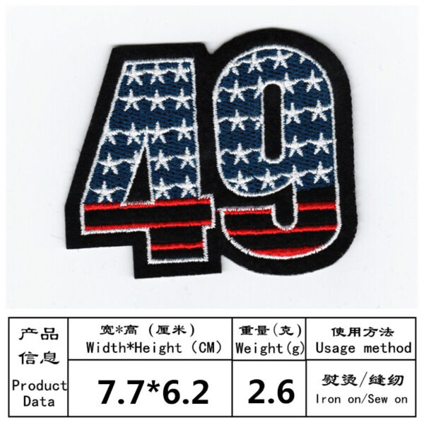 Wholesale Factory spot fashion cloth embroidery clothing bag shoes and hats handicraft skeleton foreign trade boutique cool gold thread badge