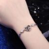 Wholesale Zircon Love Valentine's Day Photo Projection Bracelet