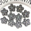 Wholesale Rhinestone flower hot stamping embroidery DIY Patches