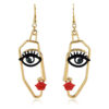 17859240428_795236357 Wholesale Abstract Face accessories earrings