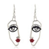 17990864893_795236357 Wholesale Abstract Face accessories earrings
