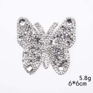 6 * 6cm silver white