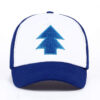 Wholesale Blue and white cartoon pine tree sunshade baseball cap