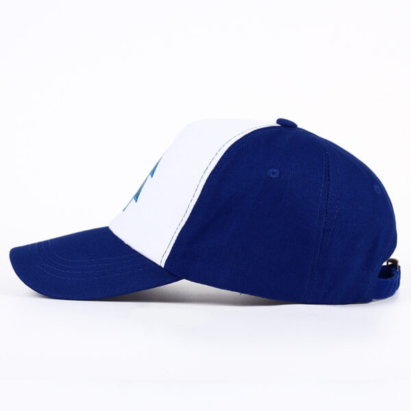 Wholesale Blue and white cartoon pine tree sunshade baseball cap