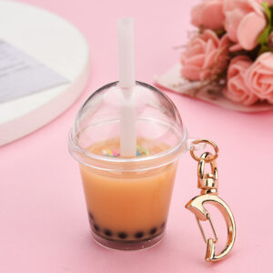Shallow coffee / Moon buckle + milk tea cup