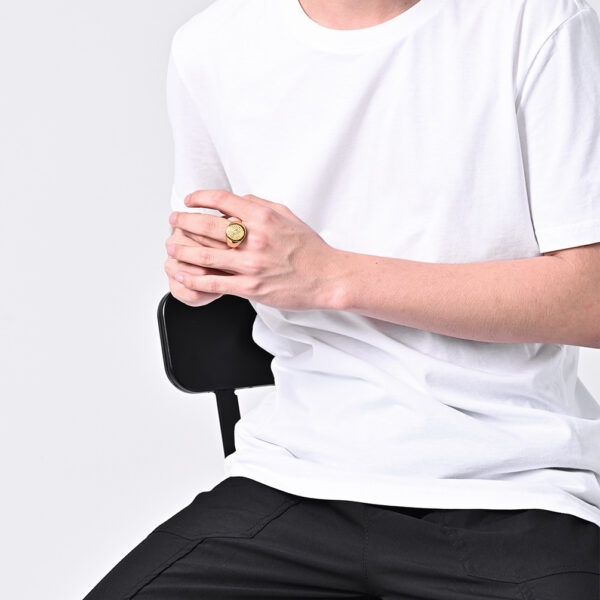 19211674381_1715018832 Wholesale Seven Star Titanium Steel Men's Ring