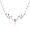 Wholesale Valentine's Day a deer with you necklace