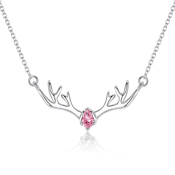 Wholesale Valentine's Day a deer with you necklace