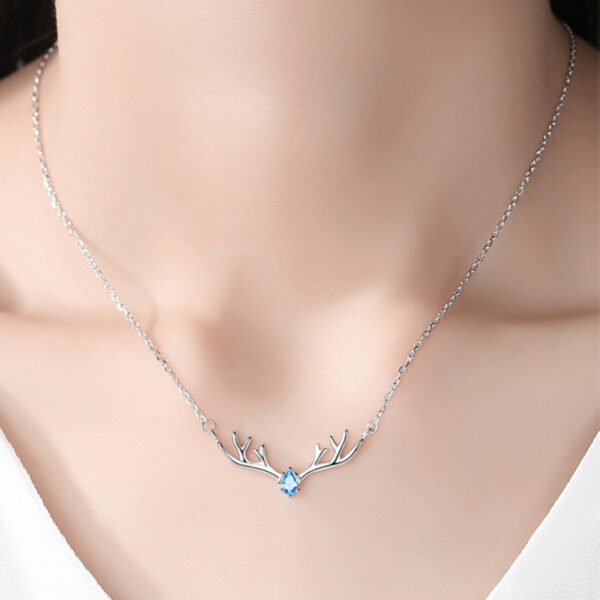 Wholesale Valentine's Day a deer with you necklace