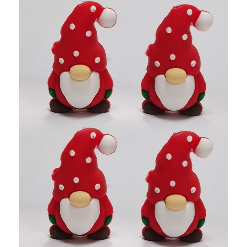 Wholesale 3D Cartoon Cute Santa DIY Ballint Pen Silicone Beads