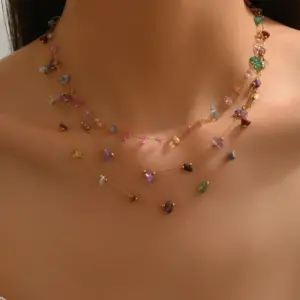 201 Stainless Steel 304 Stainless Steel Plastic Irregular PVD Coated 18K Gold Plated IG Style Wedding Vacation O-shaped Chain Lobster Trigger Clasp Closure Gold Necklace