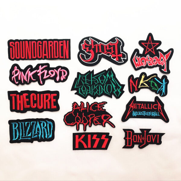 Wholesale Large size digital cloth badge shoes and hats decorative DIY