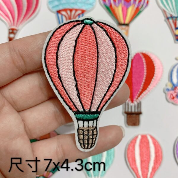 21519786847_1474147883 Wholesale full embroidered balloon clothes patch DIY computer embroidery cloth stickers