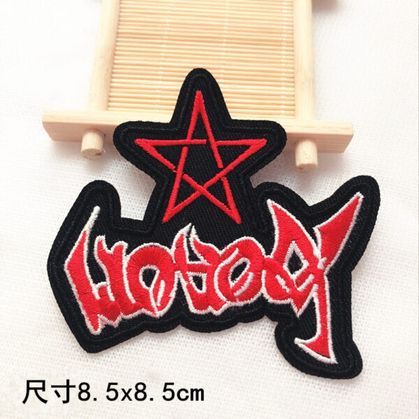 Wholesale Large size digital cloth badge shoes and hats decorative DIY