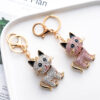 Wholesale cute cat creative metal Keychain Car bag pendant