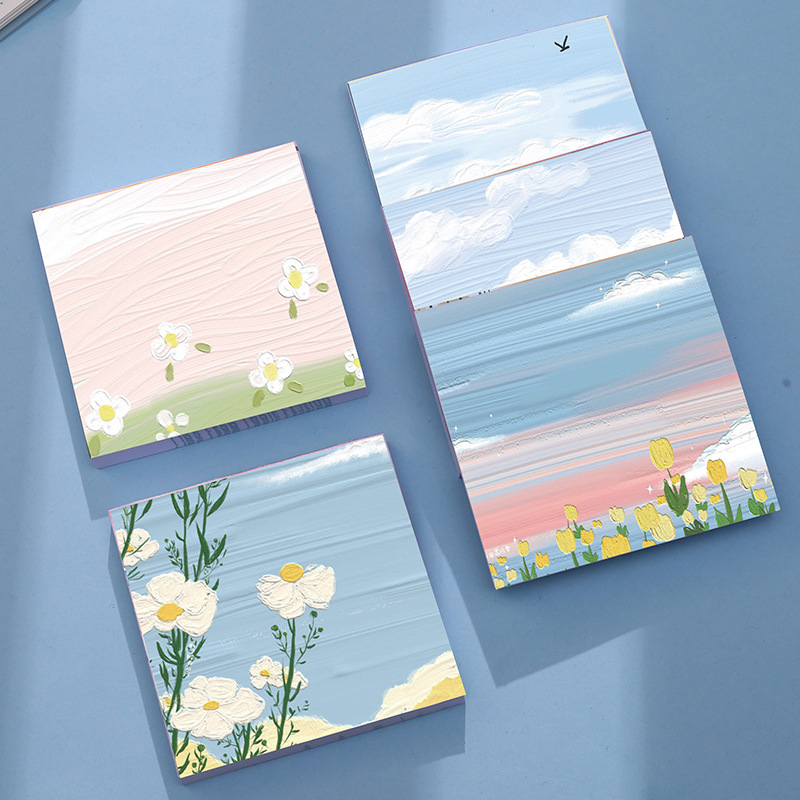 Wholesale Creative Scenery st-it Notes for Students Cute Carry-on