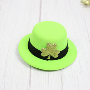 Clover light green hat / Bottom diameter 13.5 * cap height 5cm
