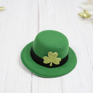 Clover Green Hat / Bottom diameter 13.5 * cap height 5cm