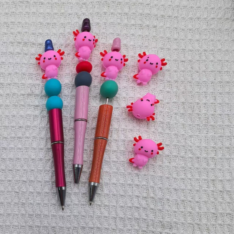 Wholesale 3D Bubble agon Silicone Cute Cartoon DIY Beads