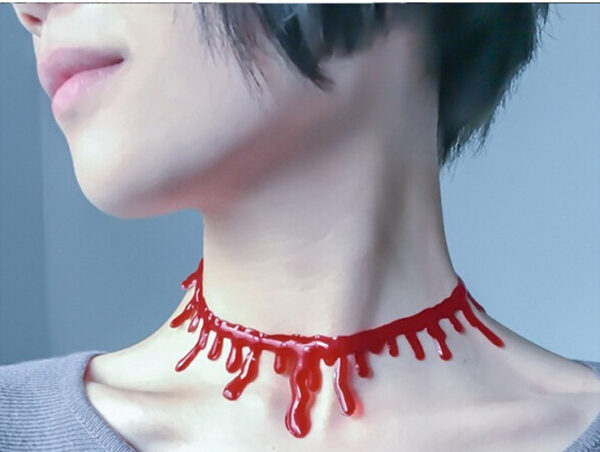 Wholesale Bloody Devil Nurse Halloween Horror Necklace