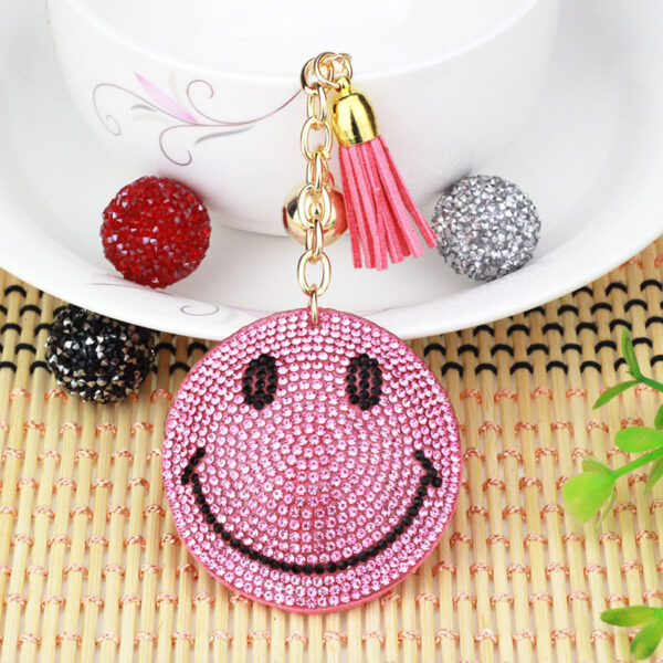 Wholesale creative smiling face bag pendant
