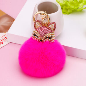 Pink Fox head + Rose Red / Single opp bag packaging