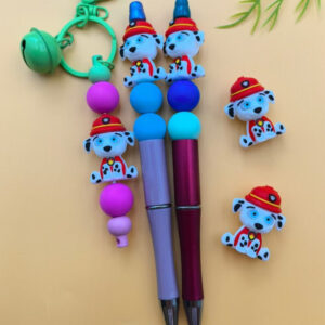 53a059734d4f61c6d5fef6673a0faec9 Wholesale 10pcs 3D Silicone Cute Cartoon Beads