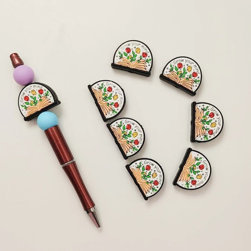 Wholesale Letter Flower Silicone Cartoon Beads