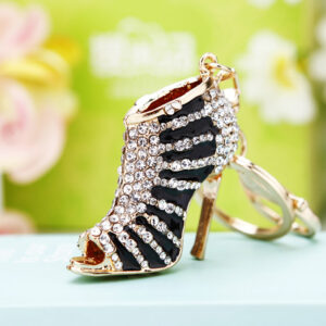 Striped high heels Black / Single opp bag packaging