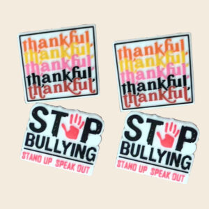 65e15095881df8f1b7fa116de924b57a Wholesale 10pcs Cartoon Stop Gesture Pattern Silicone Beads