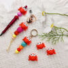 Wholesale 10cps 3D DIY Crab Cartoon Silicone Beads