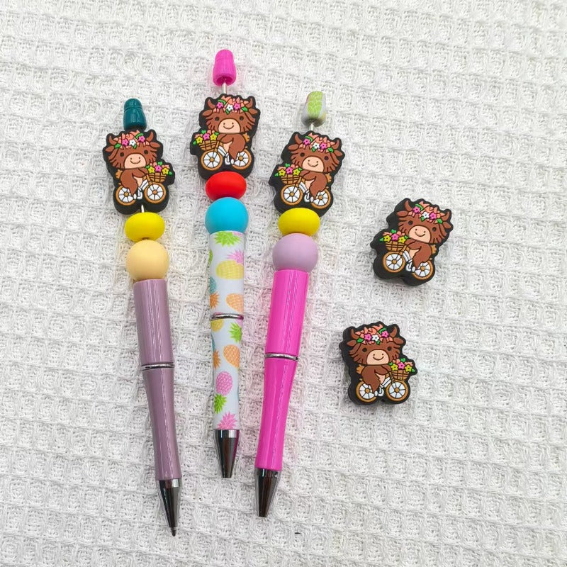 Wholesale Cute Ethnic Style Calf Silicone DIY Beads