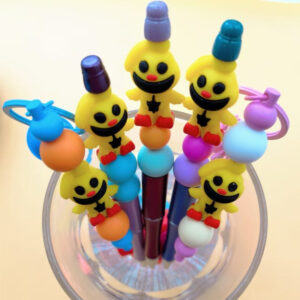 730823e807d544802a3d9f1c35b79ed2 Wholesale 10pcs 3D Big billed Bird Silicone Cute Cartoon Beads