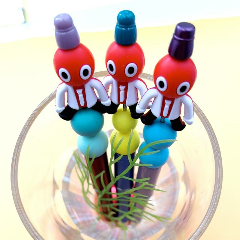 Wholesale 3D Frog Silicone Cute Cartoon Beads